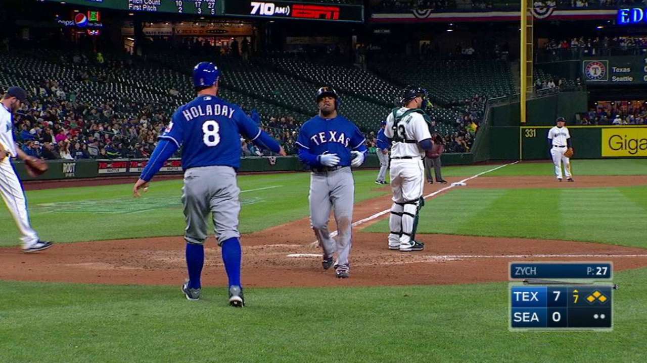 Beltre's two-run double