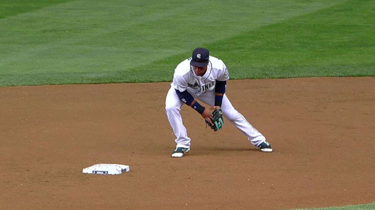 Walker strands bases loaded