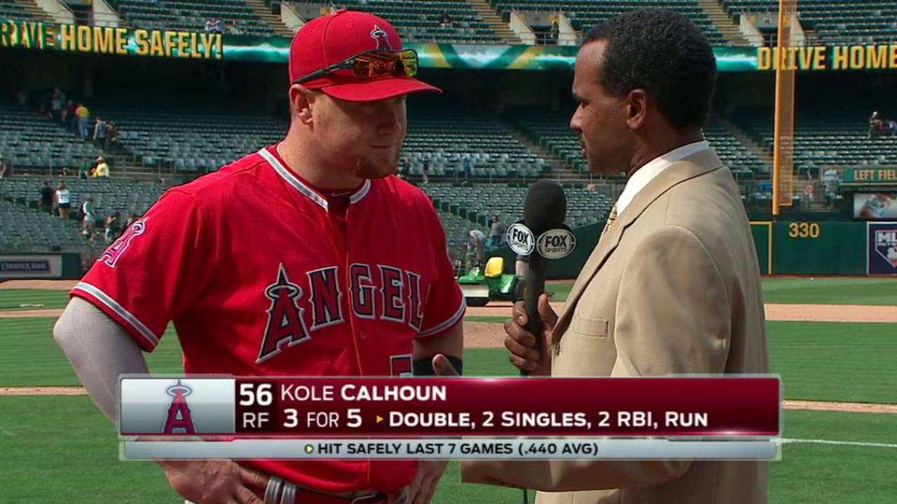 Calhoun on Angels' win