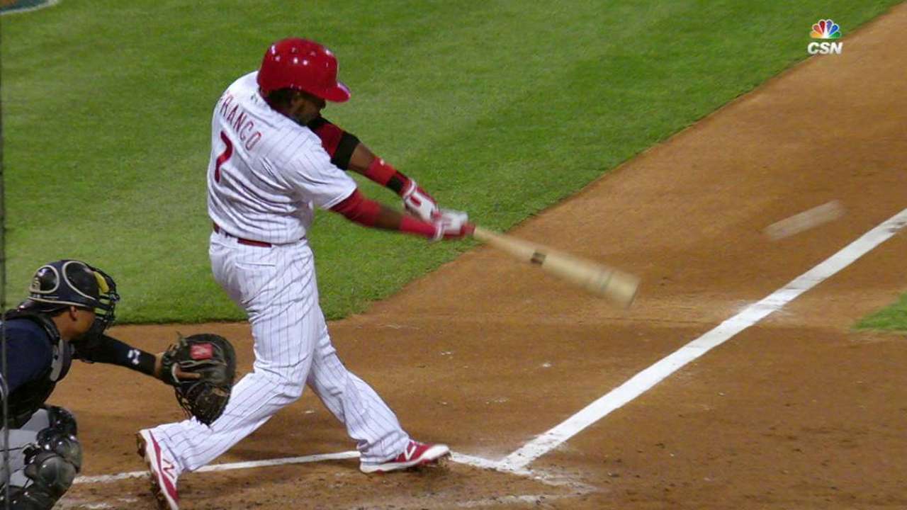 Franco's RBI double