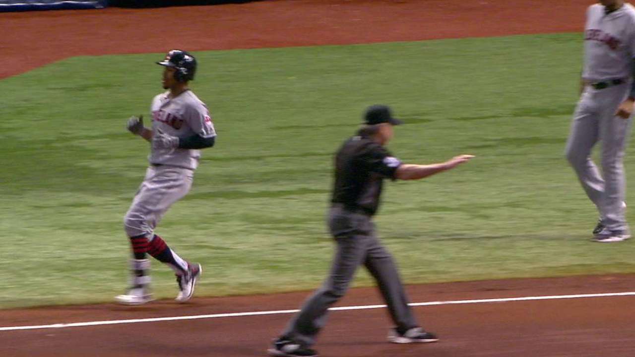 Lindor's RBI groundout