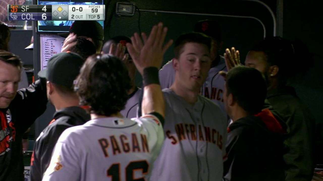 Panik's sacrifice fly