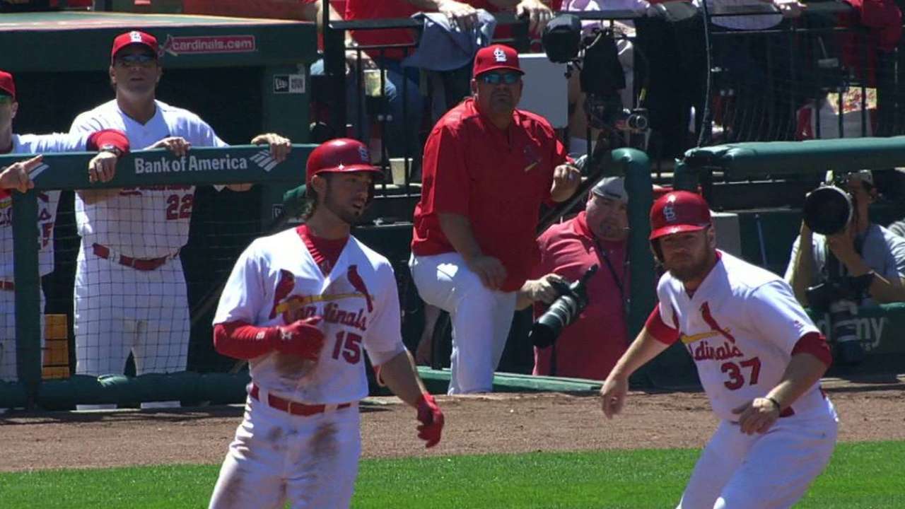Grichuk passes Moss on trot