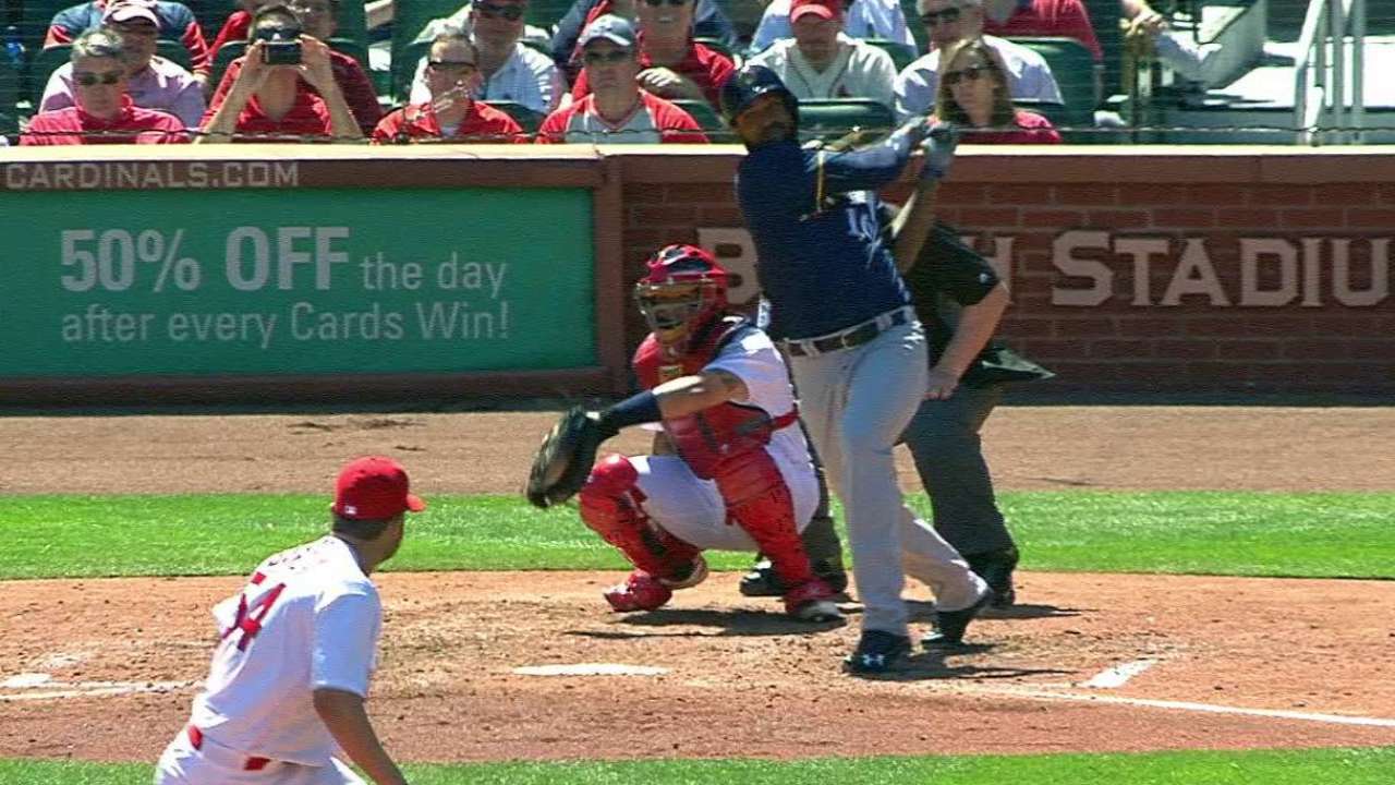 Santana breaks up the no-hitter