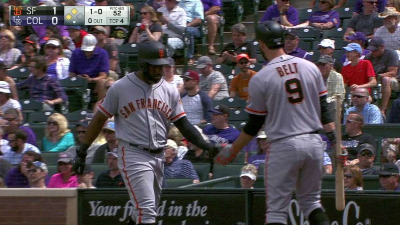 Span scores on a wild pitch