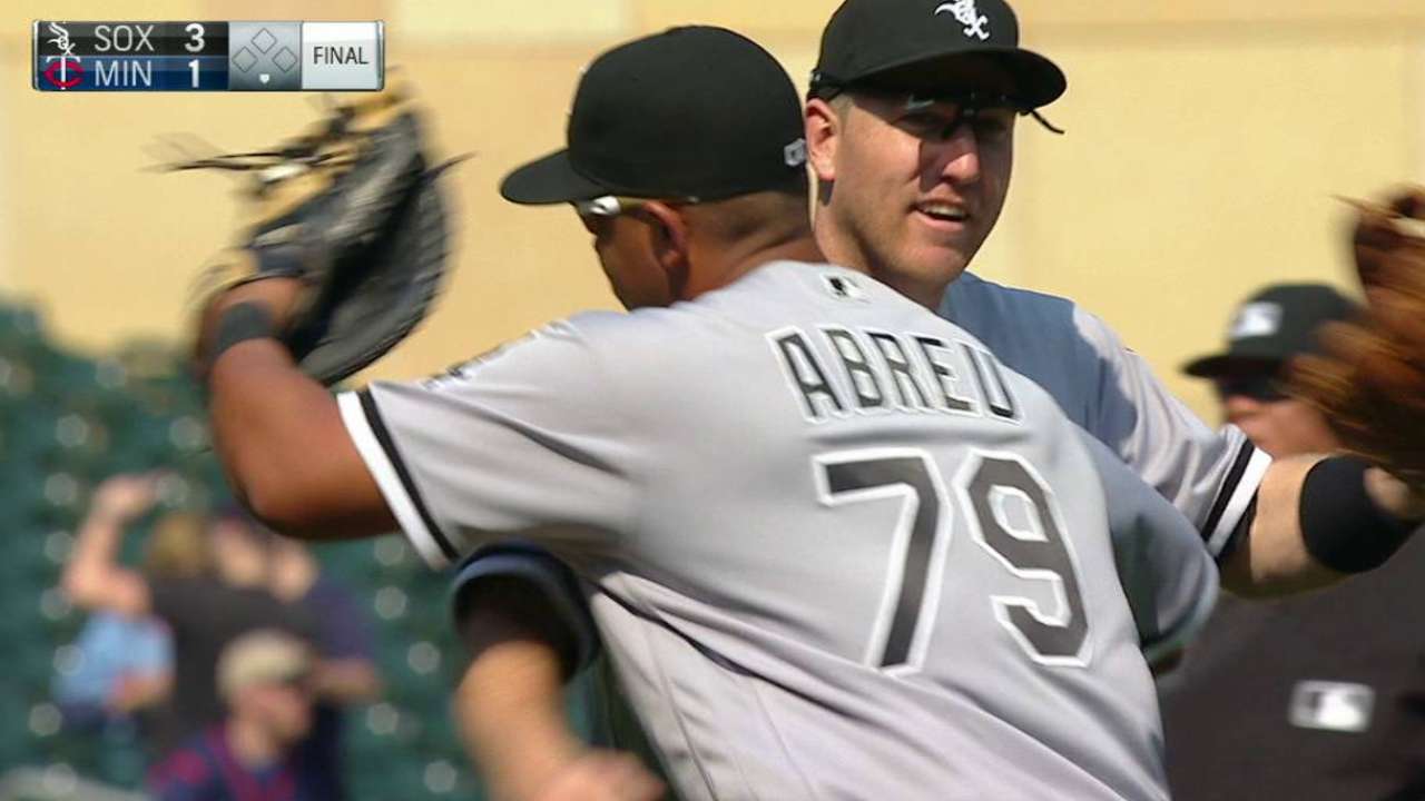 Robertson records the save