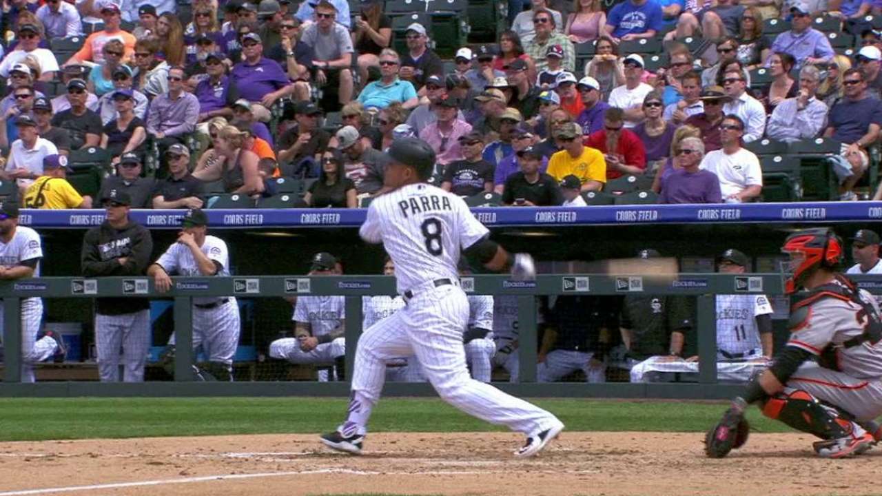 Parra's solo homer