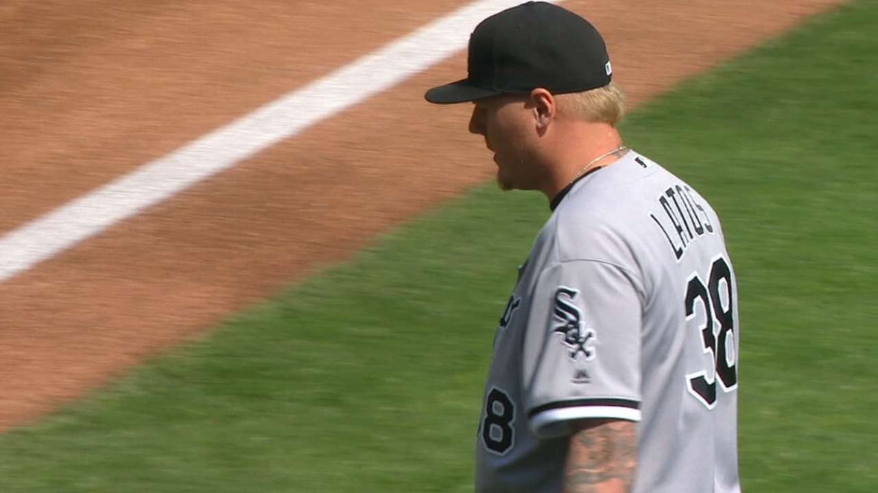 Mat-nificent: Latos, White Sox sweep Twins