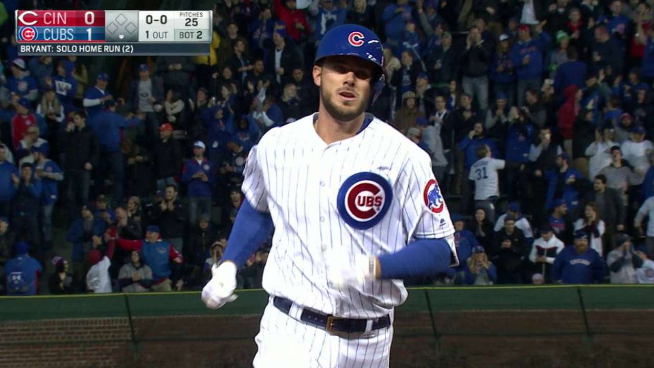 Bryant, Arenado: No. 1 in NL at third