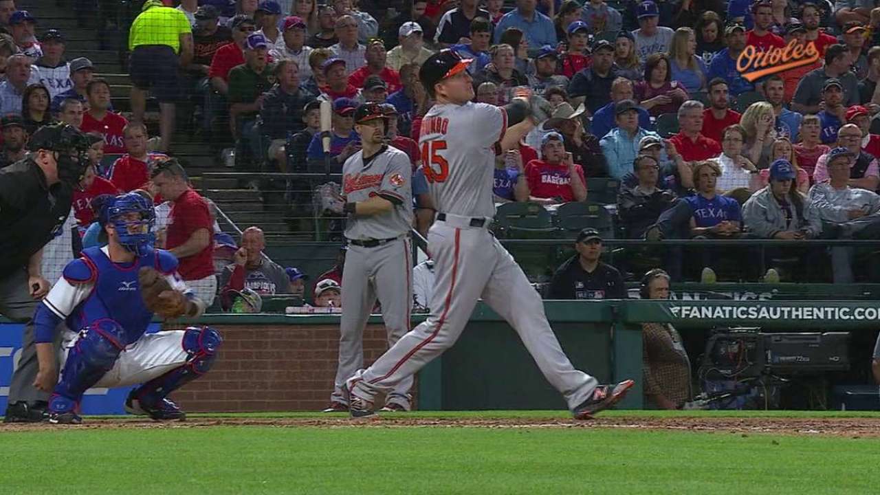 Trumbo's solo shot