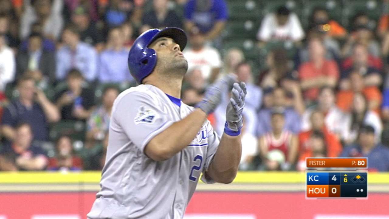Royals five-run inning