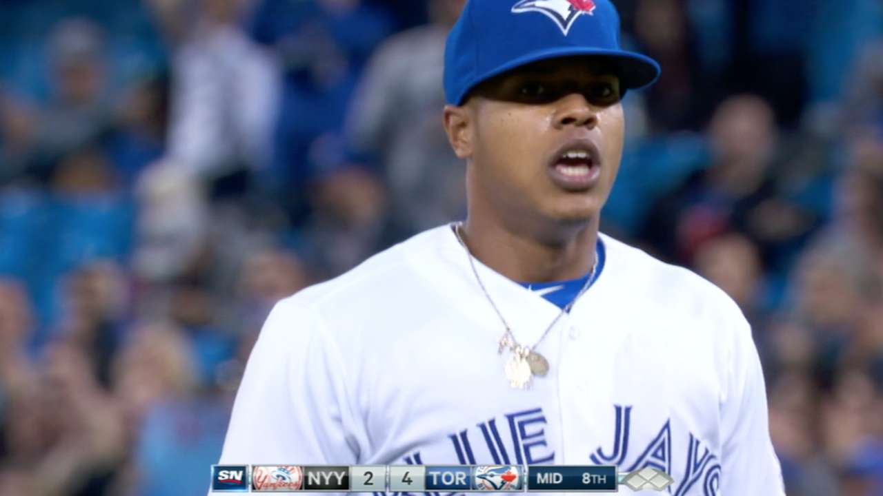 Stroman finds groove, keeps Yanks grounded