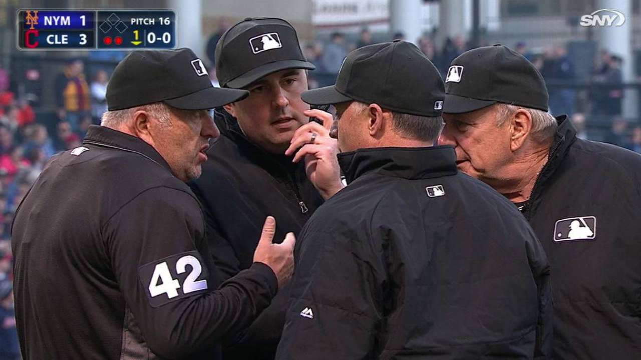 Umpires reverse home run call