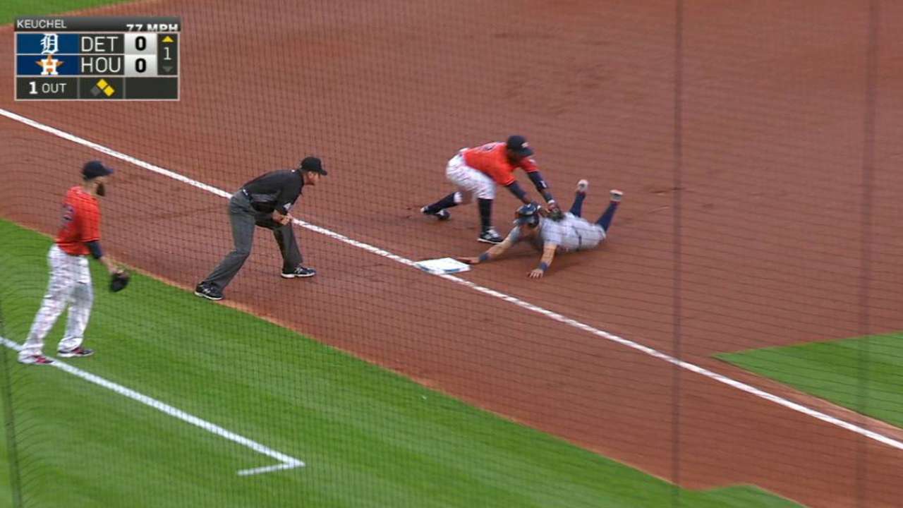 Gomez nabs Kinsler at third