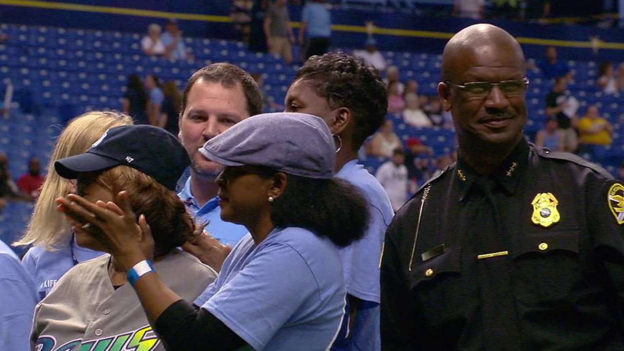Rays honor community leaders