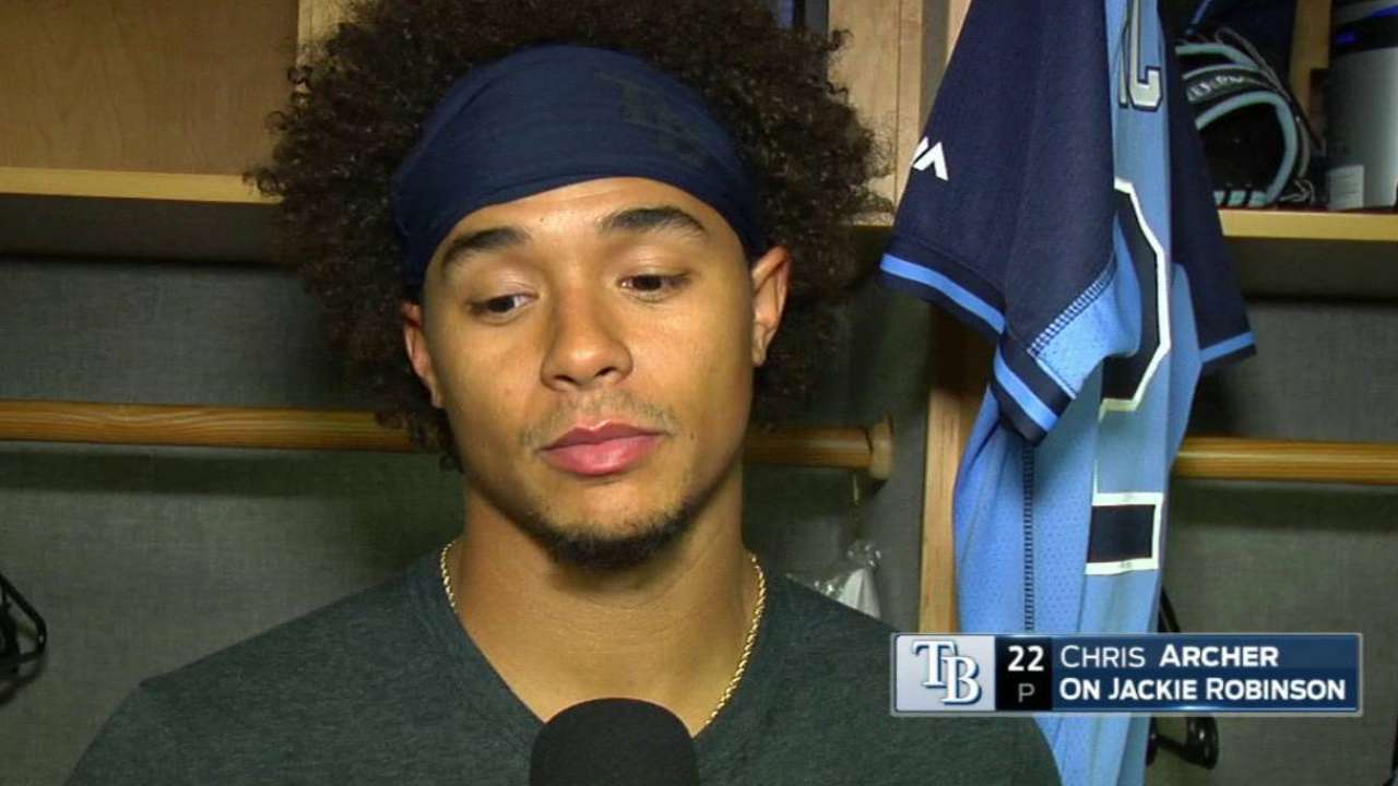 Archer thanks Jackie Robinson