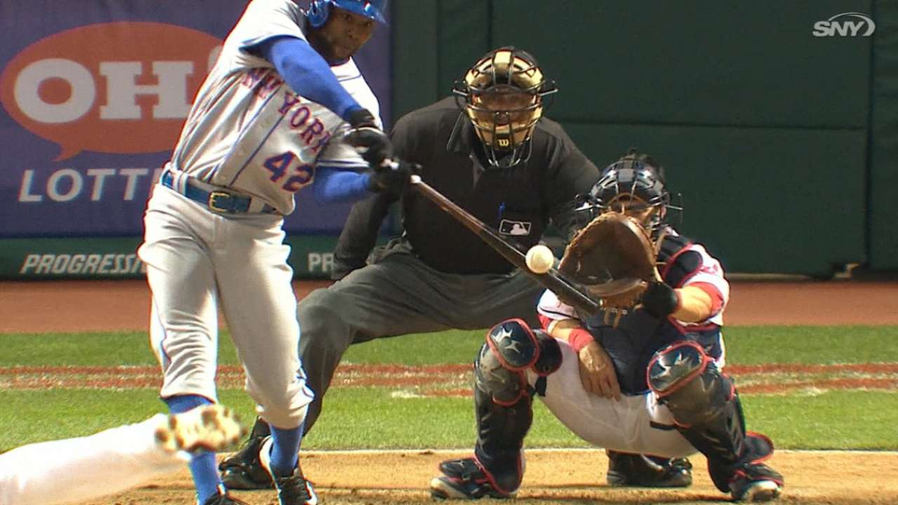 Quartet of HRs power slugging Mets past Tribe