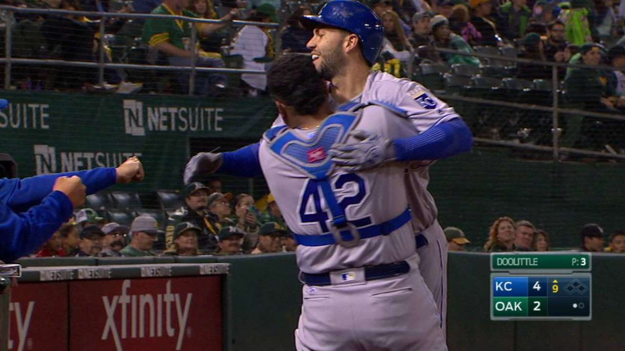 Hosmer's solo home run