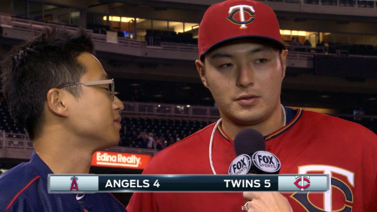 Park on Twins' 5-4 win