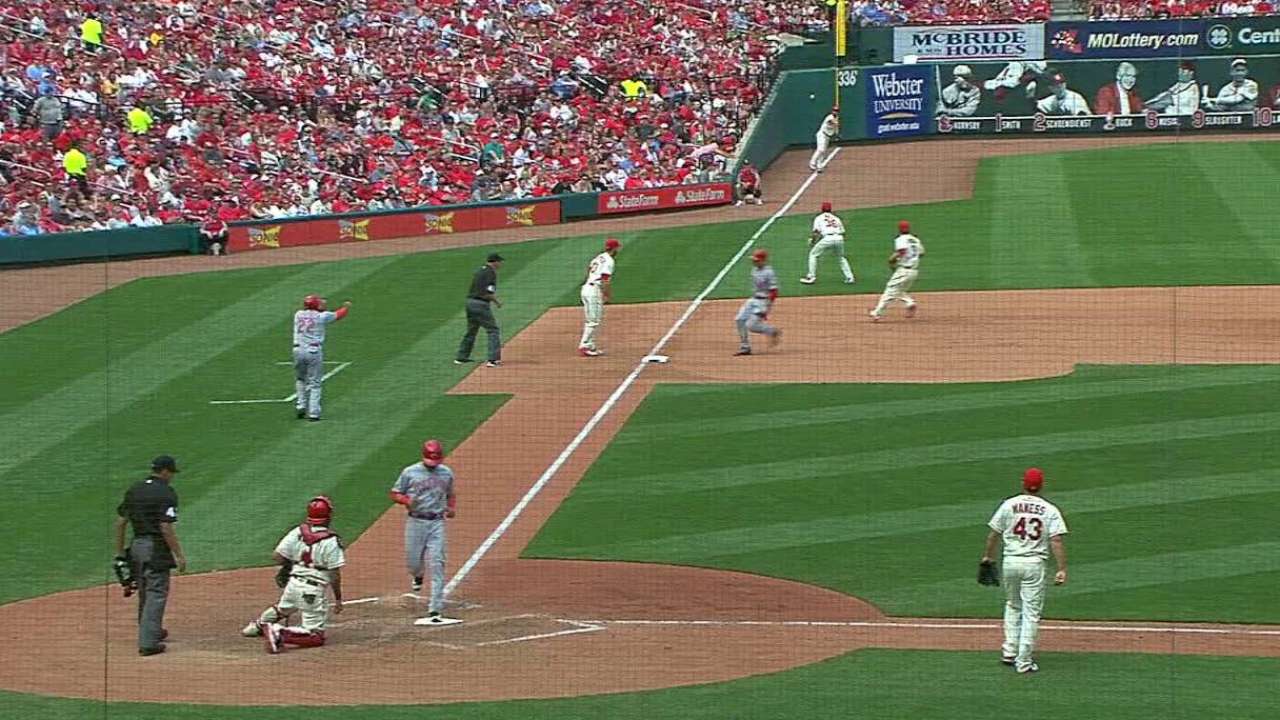 Phillips' second RBI double