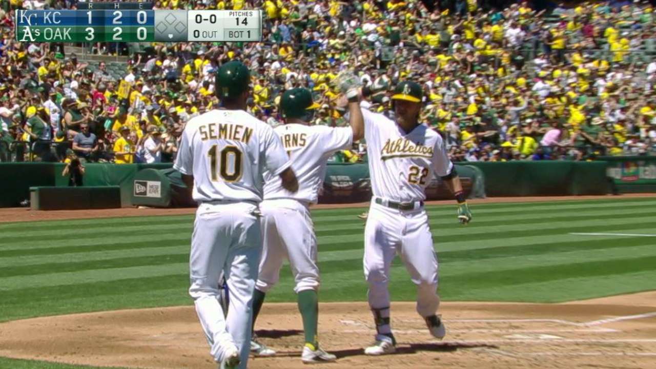 Reddick's three-run smash