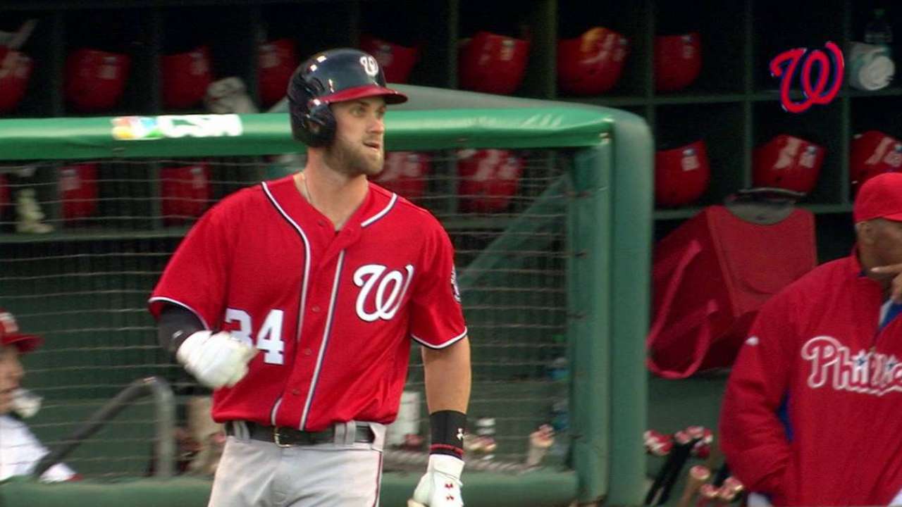 Harper's sac fly opens scoring