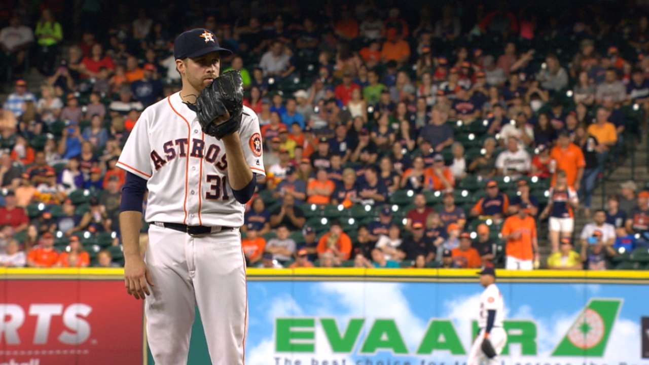 McHugh strikes out seven