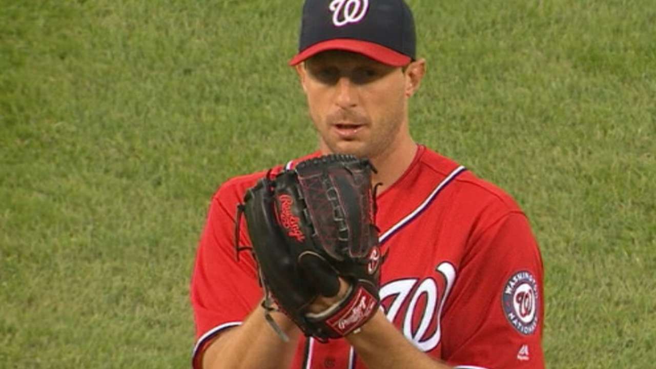 Scherzer fans seven over seven