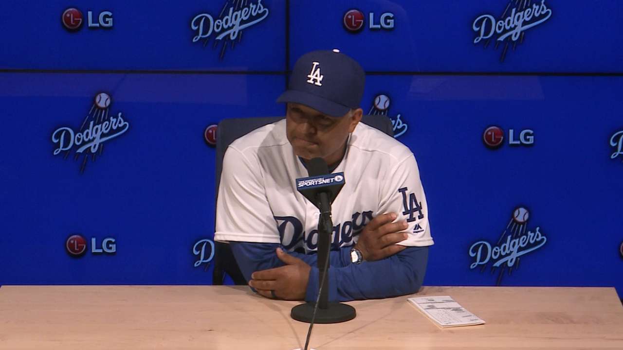 Roberts on loss to Giants