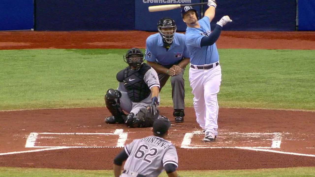 Pearce's RBI double off the wall