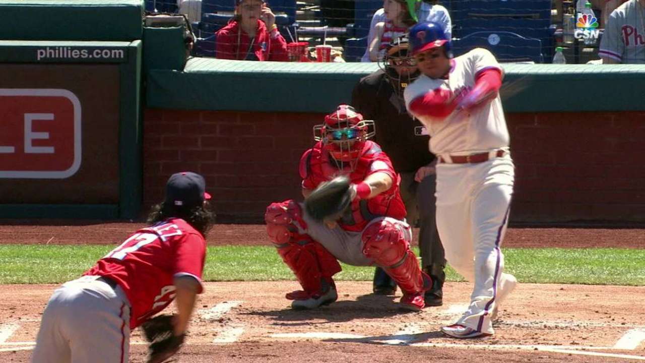 Ruiz's solo shot