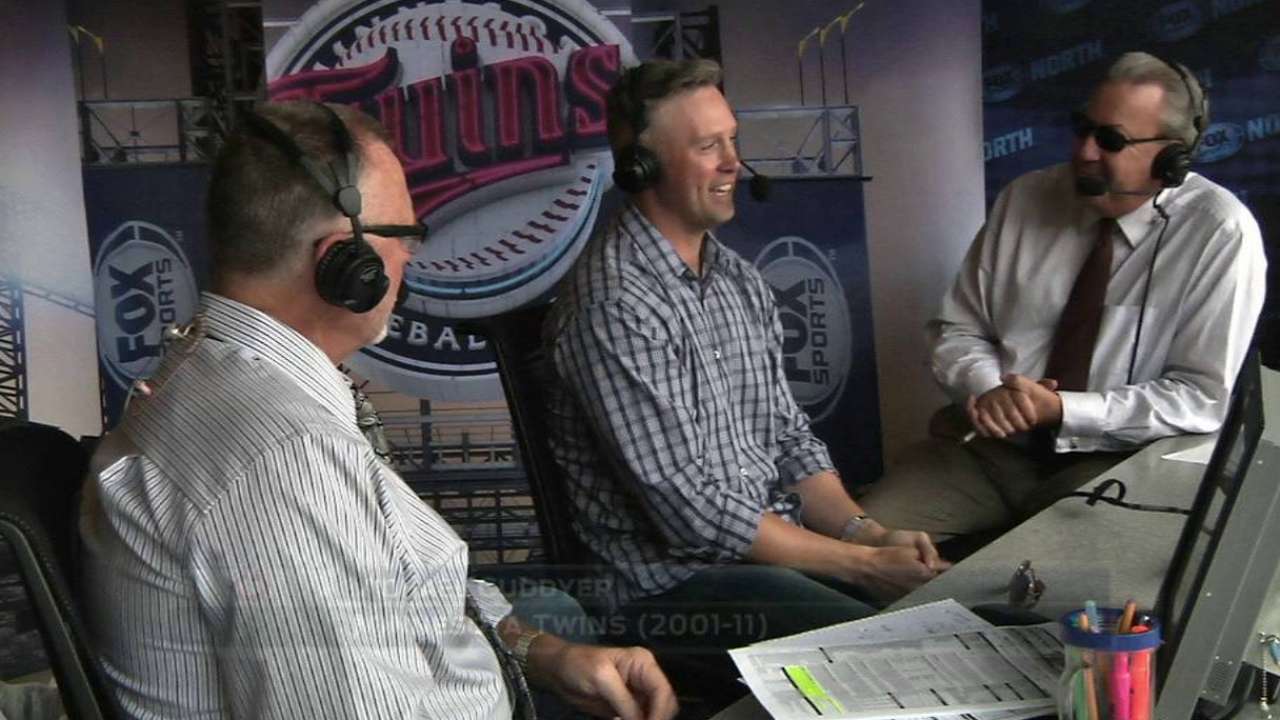 Cuddyer joins the Twins' booth