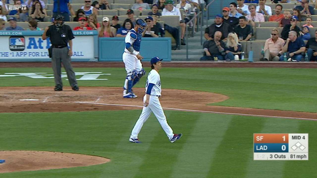 Maeda manda y Dodgers arrebatan serie a Gigantes