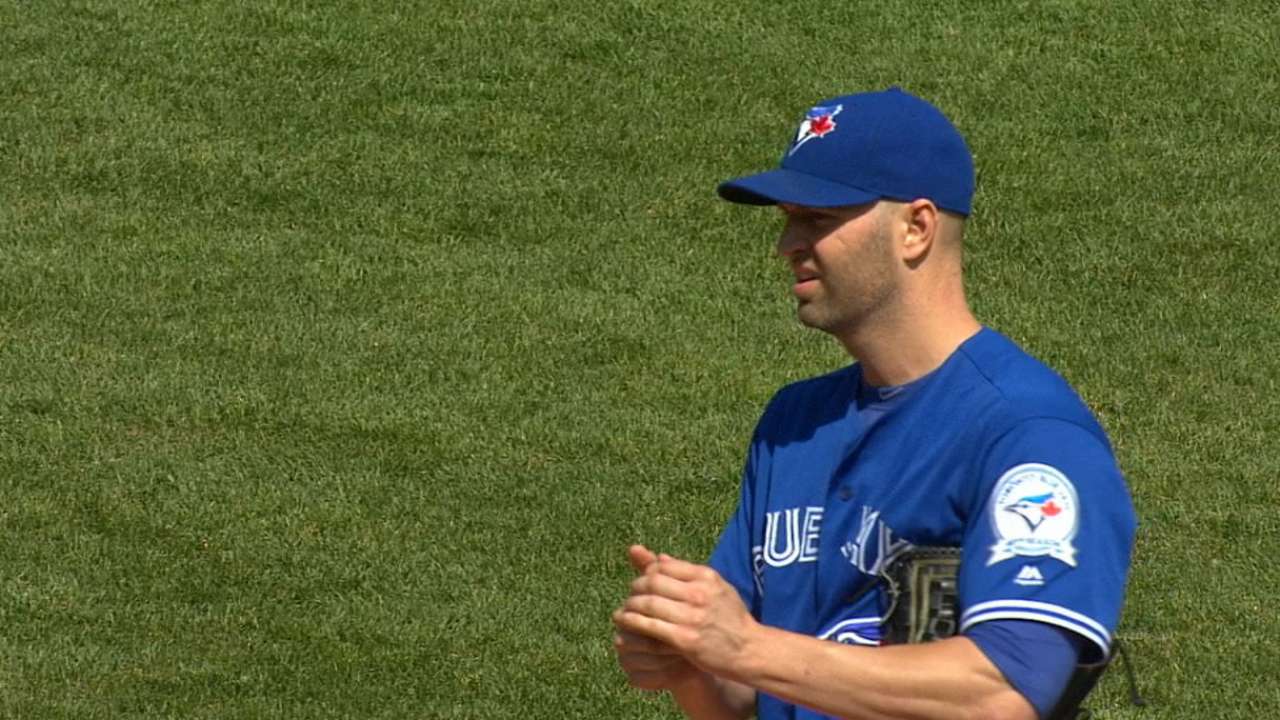 Happ earns the win