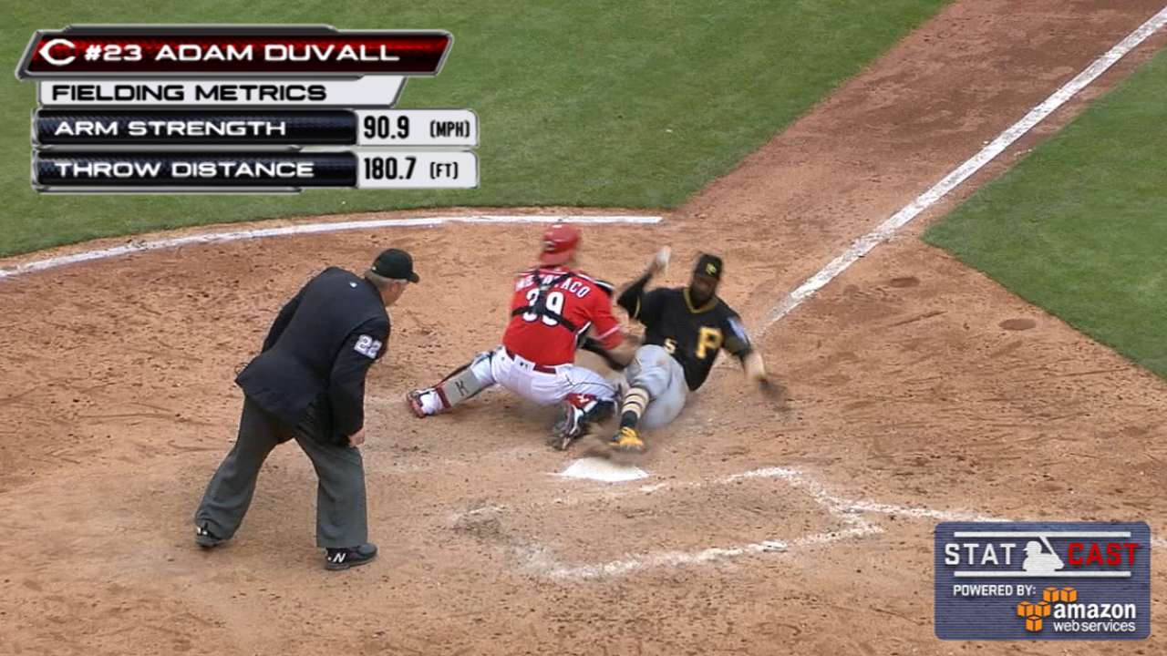 Play at plate looms large as Bucs strand 14