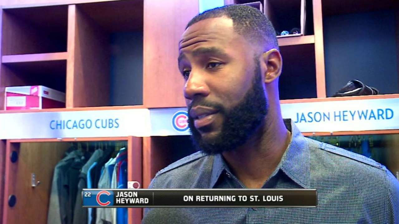 Heyward on return to St. Louis