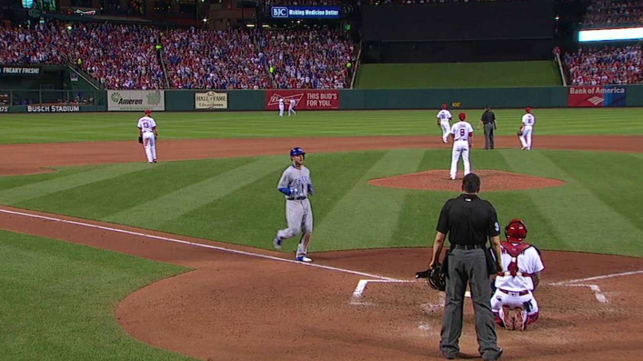 Lackey's RBI single
