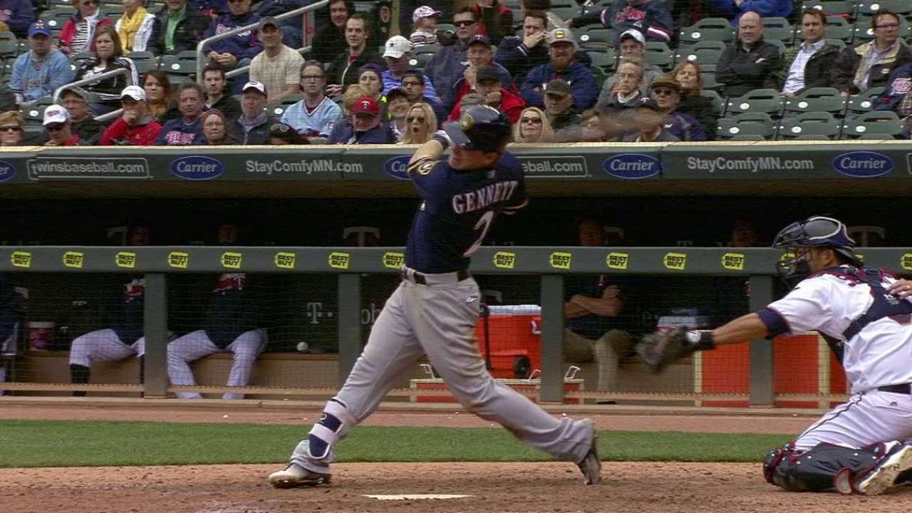 Gennett's go-ahead single