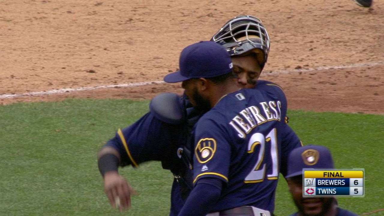 Jeffress earns the save