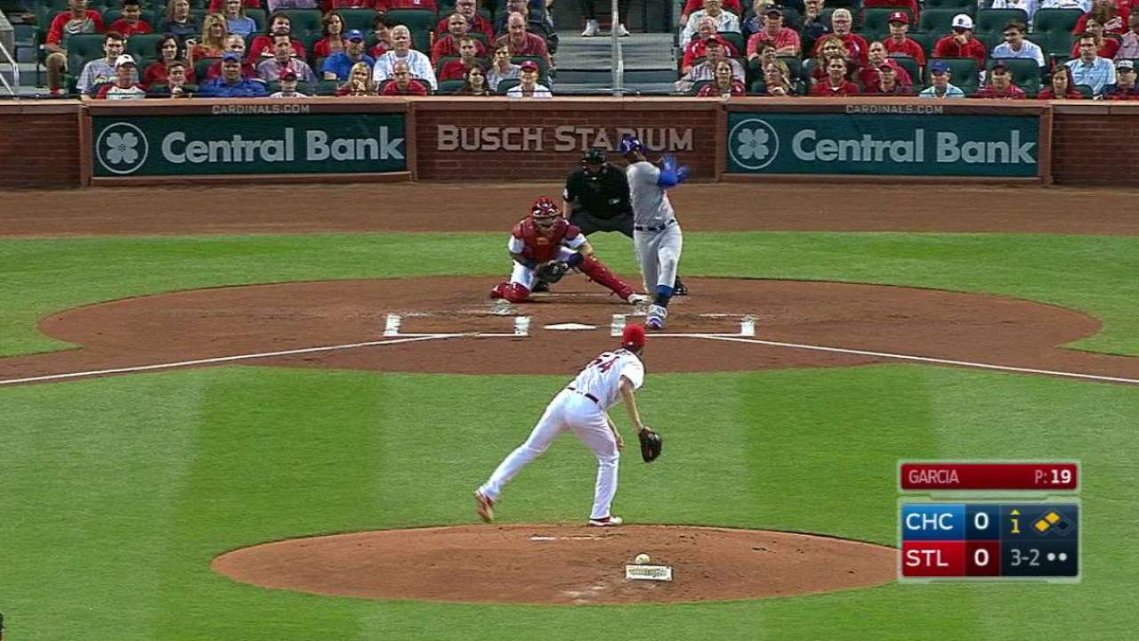 Garcia works out of a jam