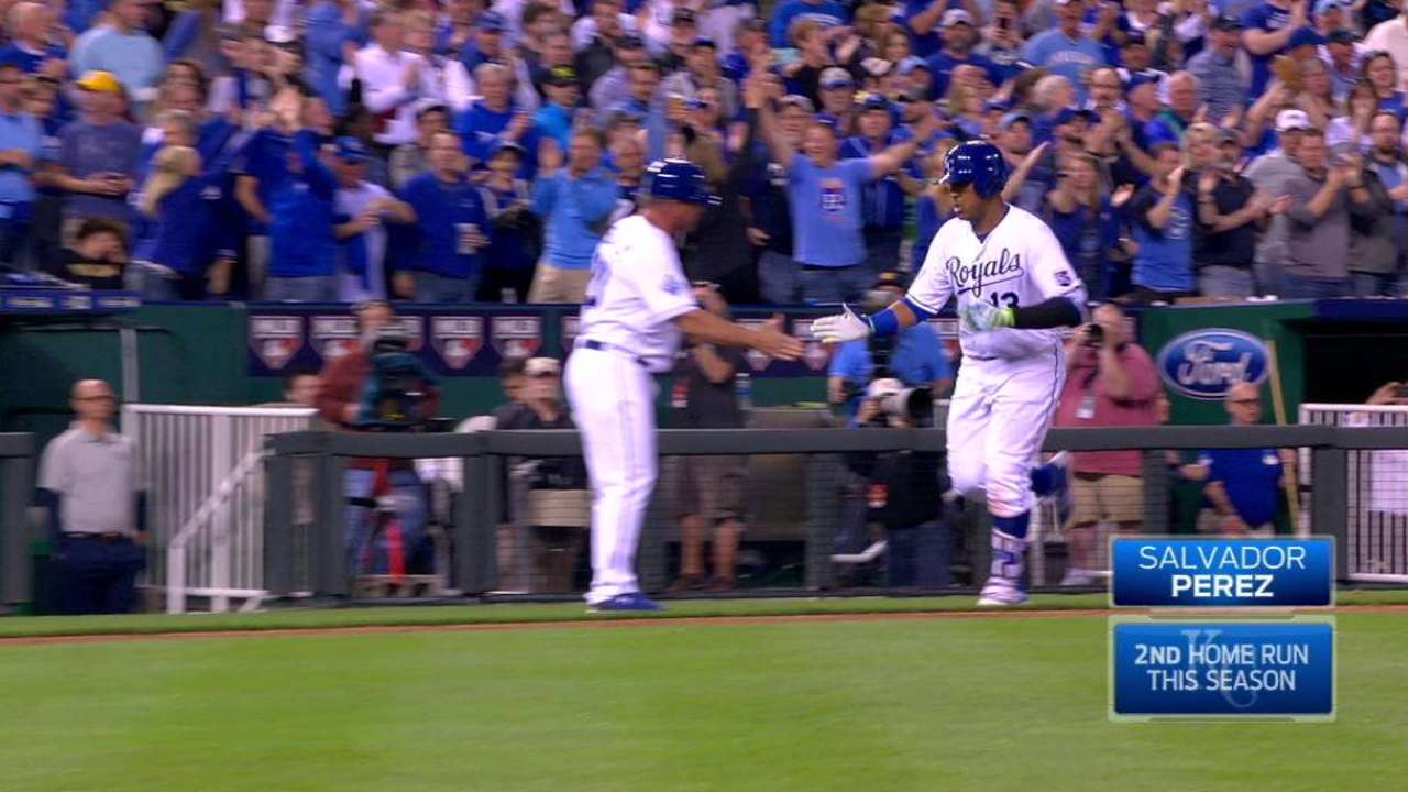 Salvy's 5-RBI night leads Royals past Tigers