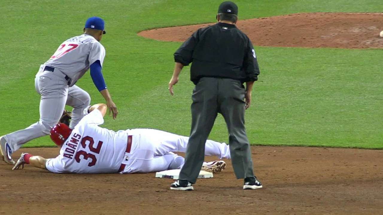 Adams starting to feel comfortable at the plate