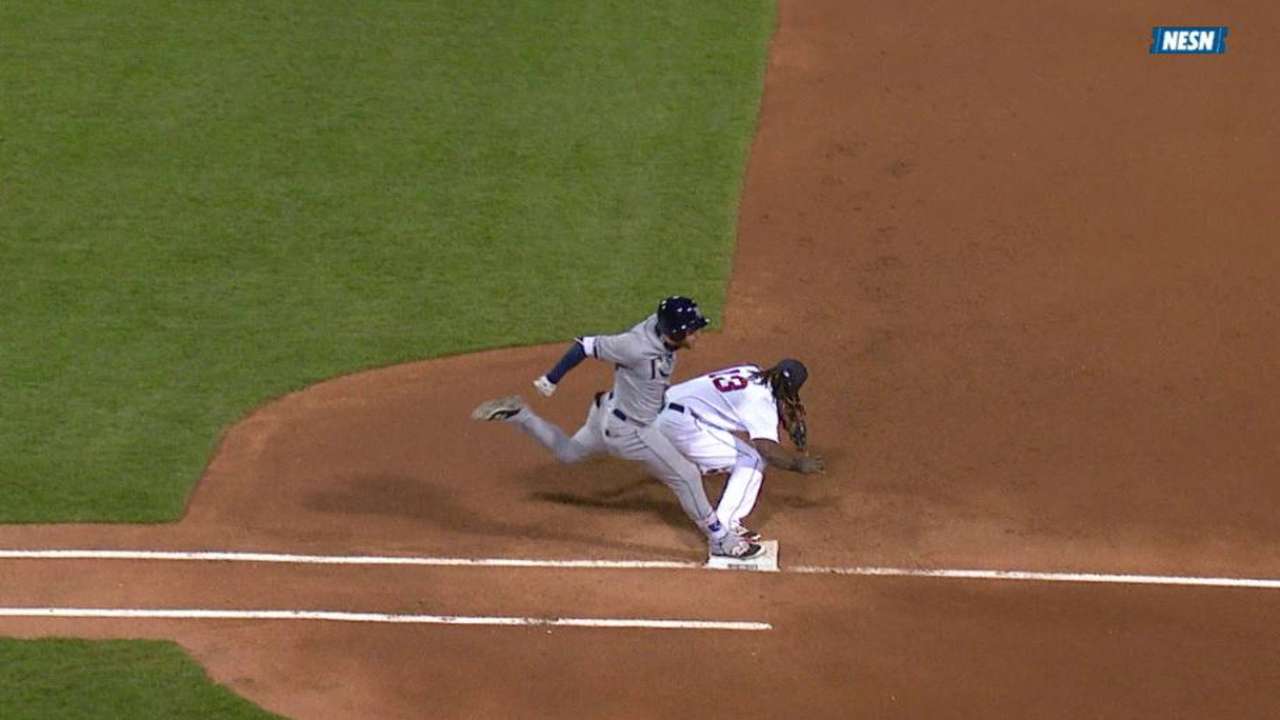 Kiermaier out after review