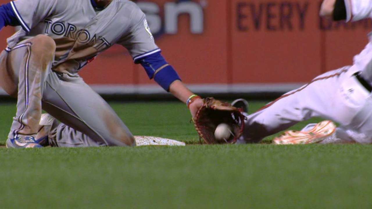Thole's quick throw