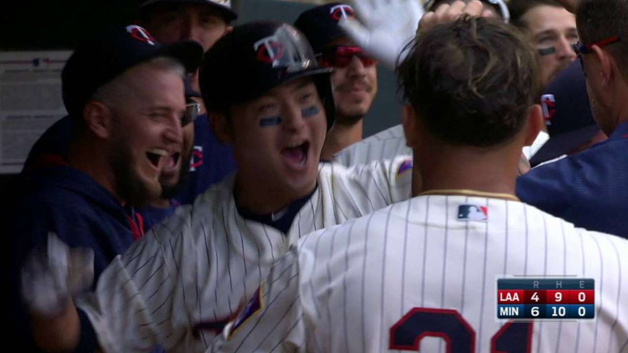 Byung Ho 'Parks' one in rare Target Field area