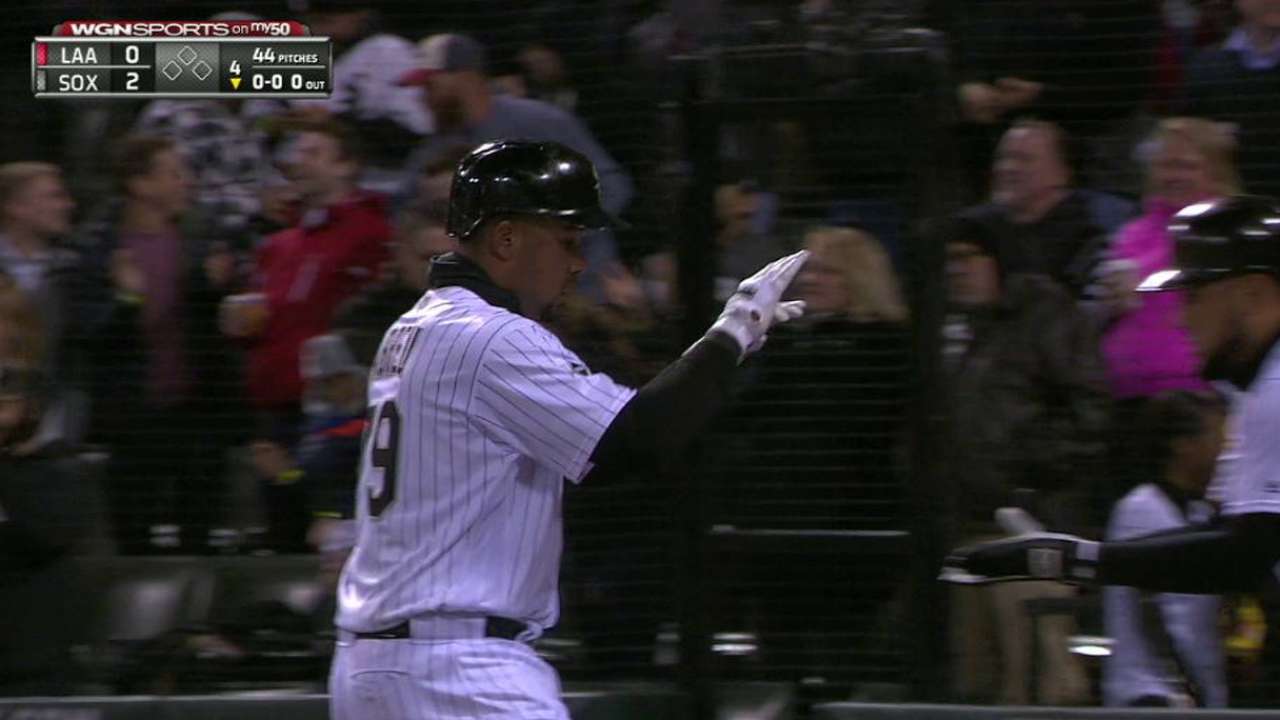 White Sox blanquearon a Angelinos detrás de Latos, Abreu