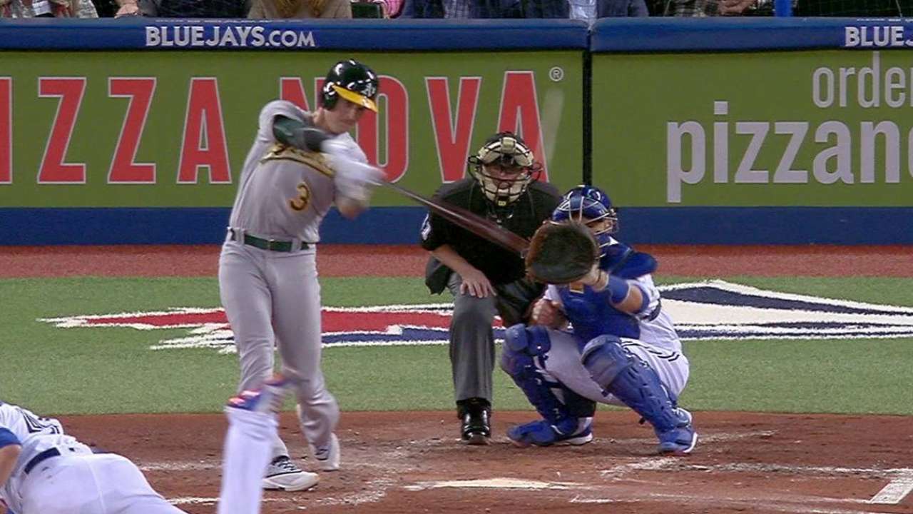 Oakland vence a Toronto y llega a 6 triunfos en fila