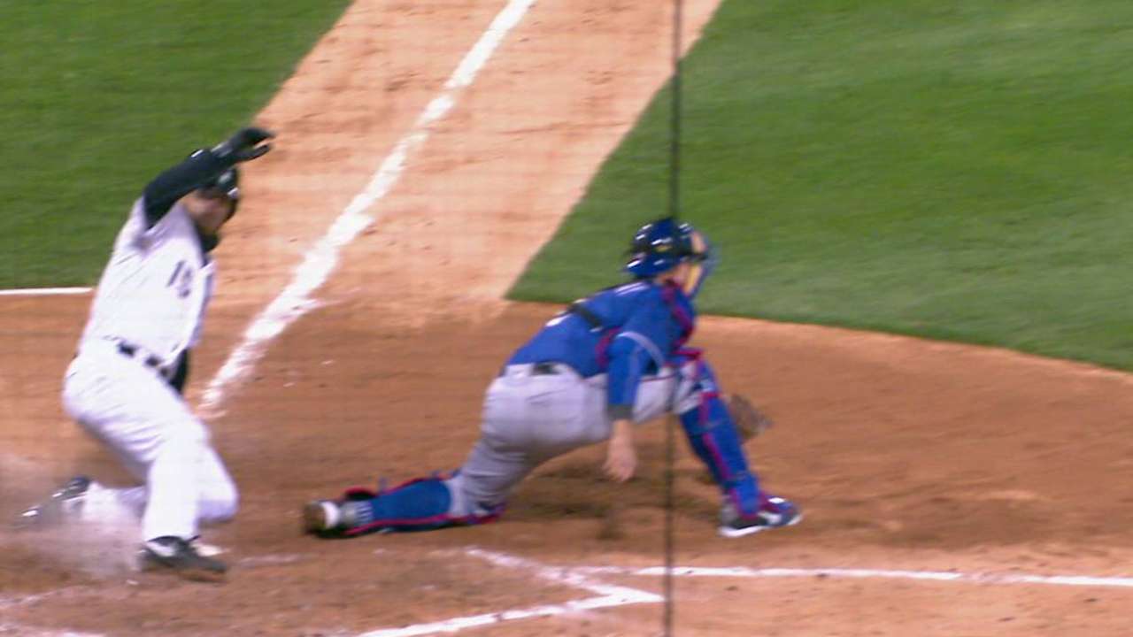 Sands' RBI single