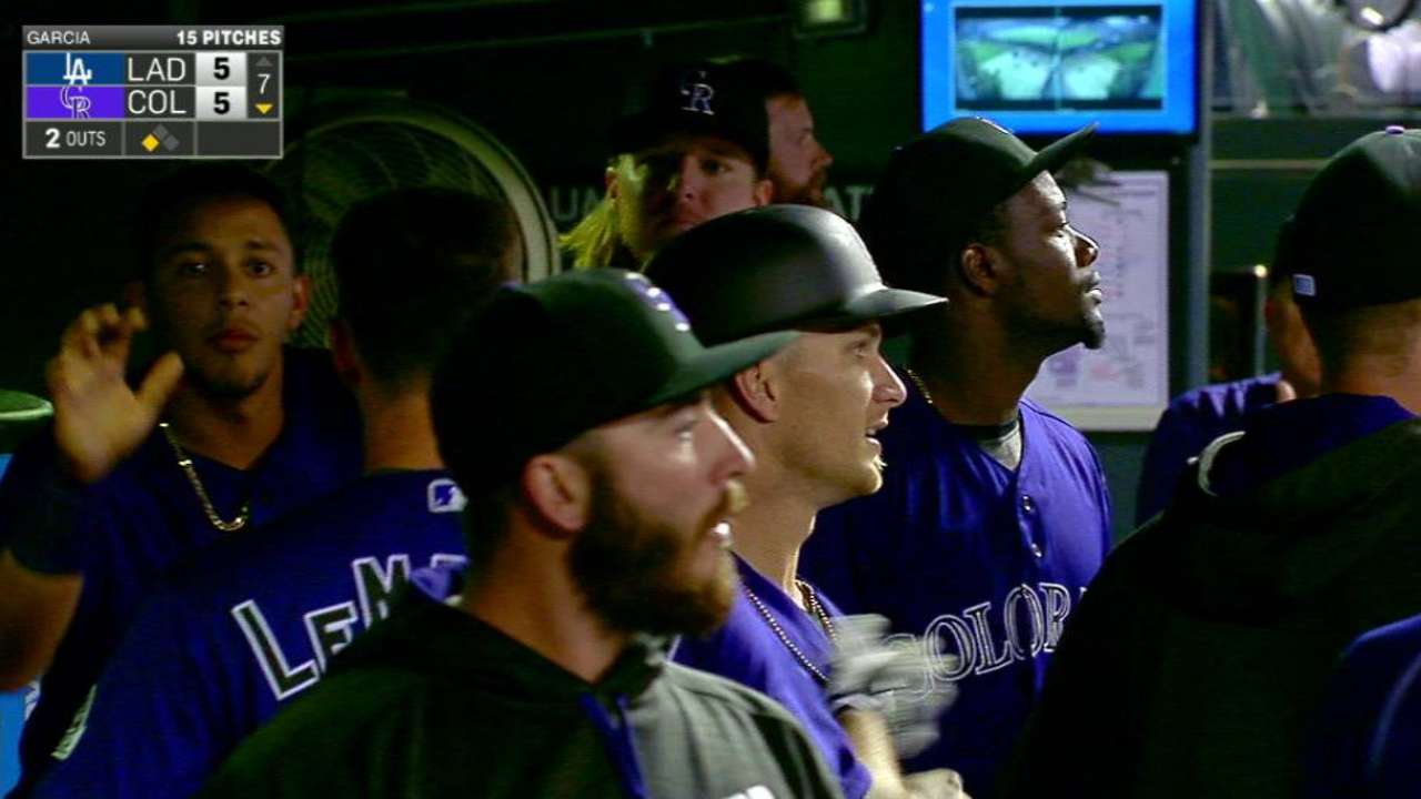 LeMahieu ties game with sac fly