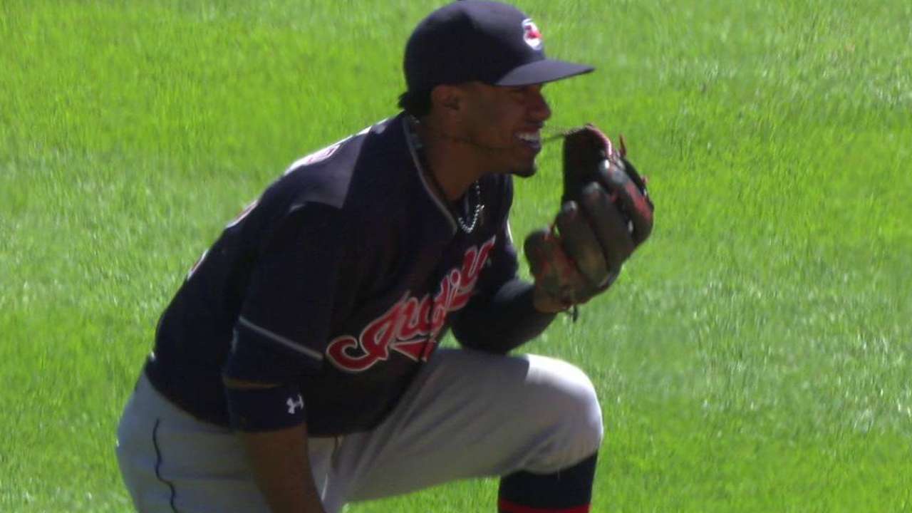 Lindor handles the hop